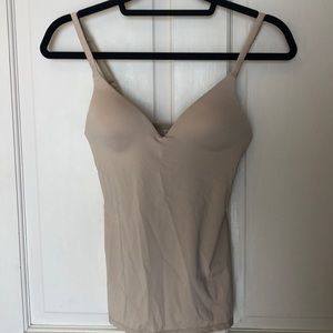 Body slimming push-up bra tank